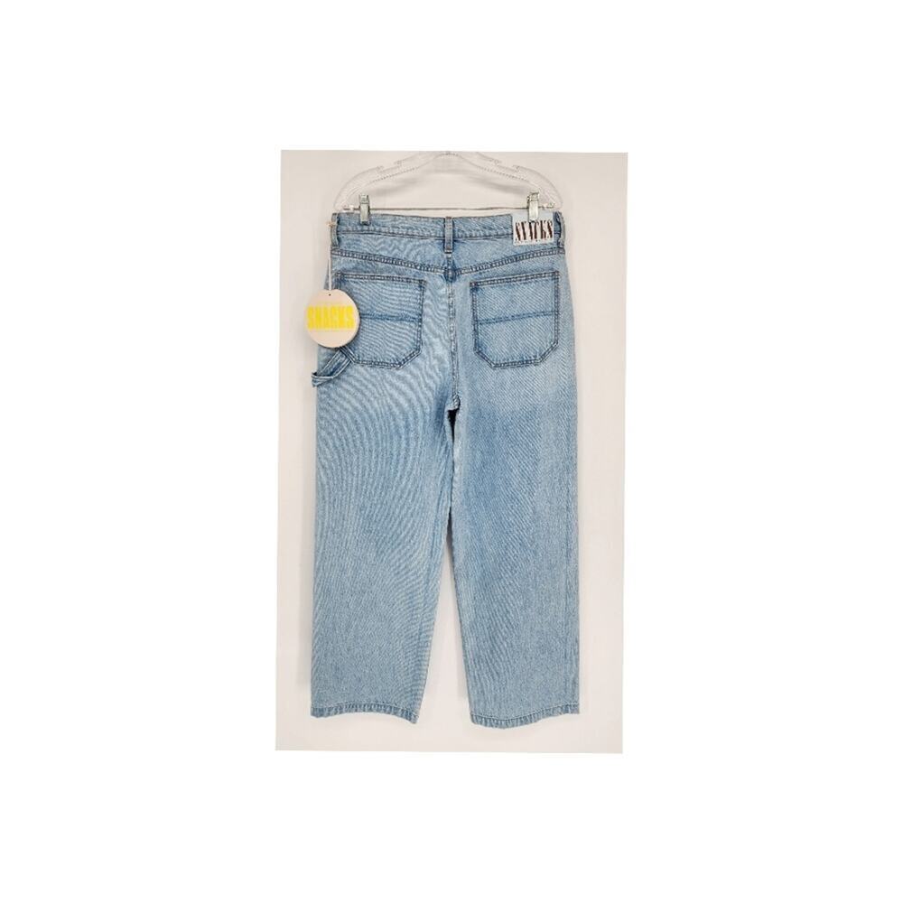 NWTG MOTHER “SNANKS! The Fun Dip” Utility Wide-Leg Jeans – Size 29 – Just A Nibb - Picture 3 of 7